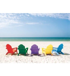 BL/Adirondack Chairs on Beach