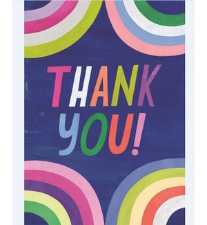 TY/Thank You Abstract Rainbows