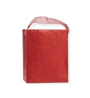 GIFTBAG/Solid Glitter-Red Mini