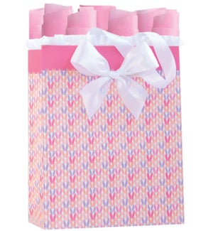 GIFTBAG/Knitted For You Pink M