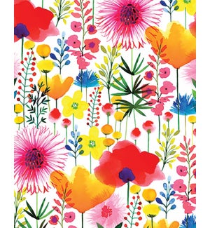 TISSUE/Watercolor Wildflowers
