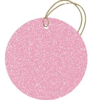 GIFTTAG/Glitter Circle-Pink