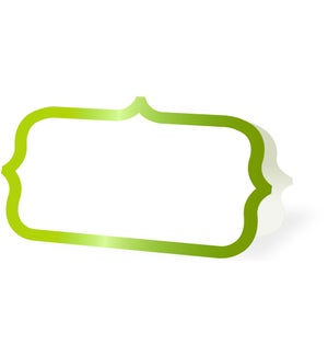 PLACECARDS/Lime Ornate Border