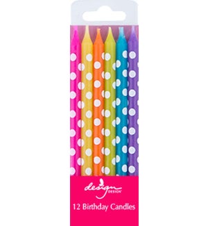 CANDLE/Bright Dots Tall Stick