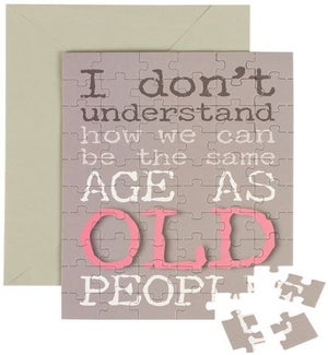 PUZZLECARD/Old People
