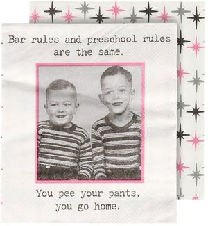 NAPKIN/Bar Rules