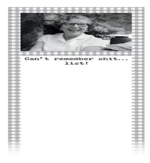 LISTPAD/Can't Remember List
