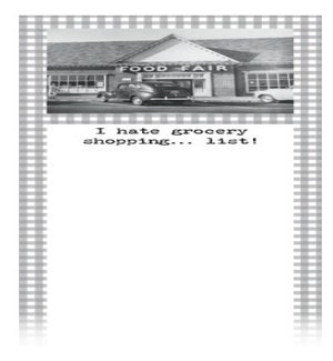 LISTPAD/Hate Grocery Shopping