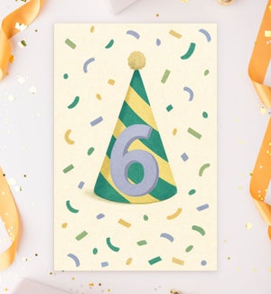 ABD6/Six Birthday Hat