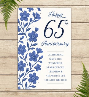 AN/65 Blue Florals