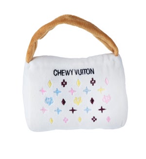 TOY/White Chewy Vuiton Purse