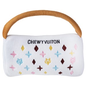 TOY/White Chewy Vuiton Purse