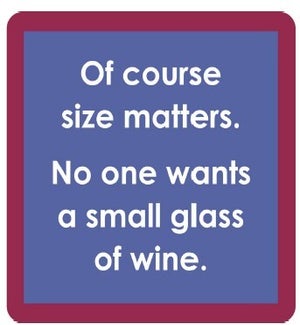COASTER/Size Matters