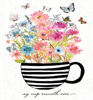 BD/Black and white striped mug