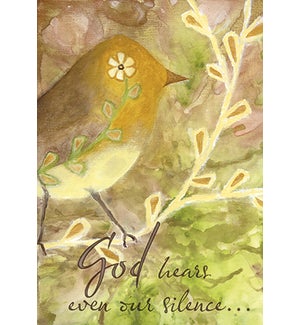 ED/Gold bird on branch