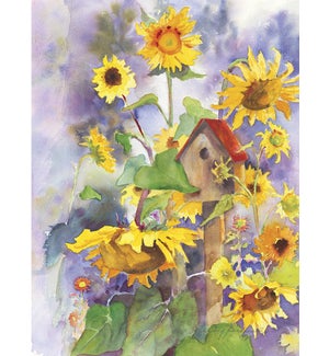 TOY/Birdhouse & sunflowers