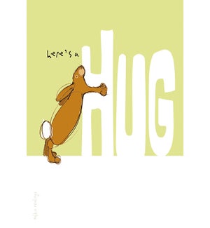 ED/Rabbit hugging 'H' in HUG