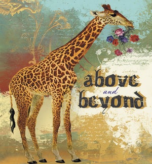 TY/Giraffe flowers in mouth