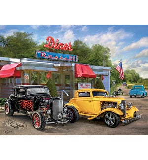 BD/Route 66 diner w hot rods
