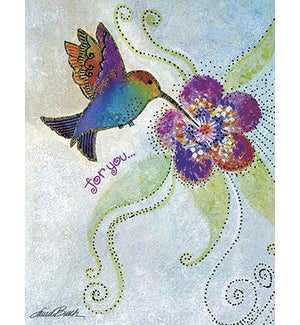 BD/Hummingbird and flower