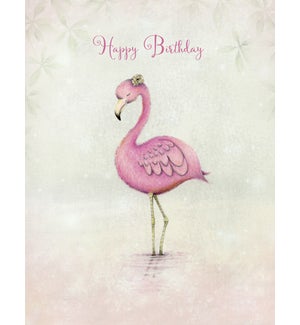 BD/Flamingo wearing flower