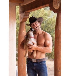 BD/Shirtless cowboy & puppy