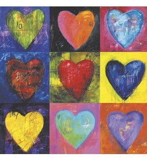 BL/Nine coloured hearts