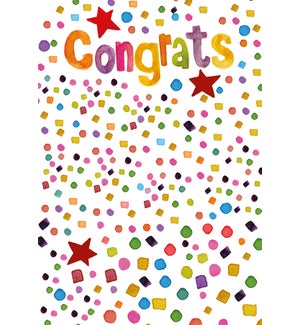 CO/Confetti with "Congrats"