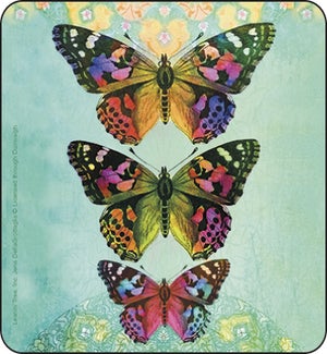 COASTER/THREE BUTTERFLIES