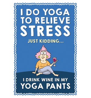 ED/Aunty in yoga pants & wine