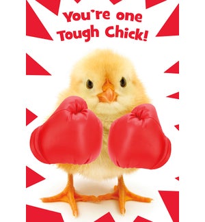 EN/Yellow chick boxing gloves