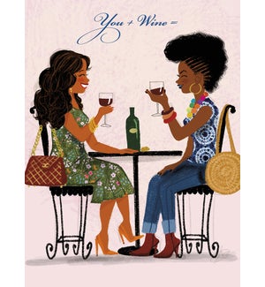 ED/2 women drinking wine