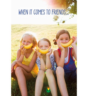FR/3 girls banana smiles