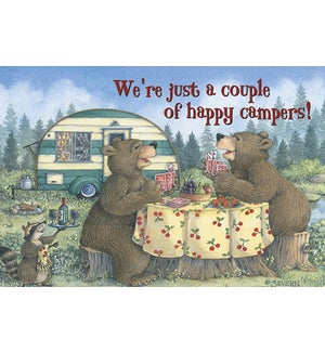 MAGNET/Bears playing card