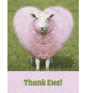 TYB/Heart shaped pink wool