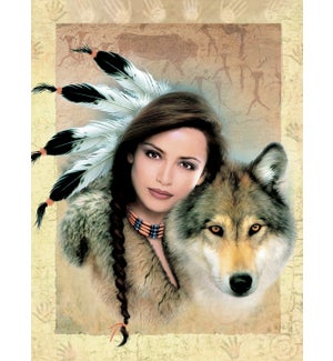 BD/Woman with wolf
