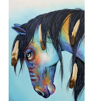 BD/Painted horse bowing head