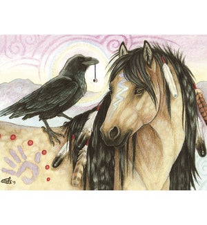 BD/Horse with crow