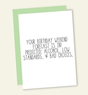 BD/WEEKEND FORECAST