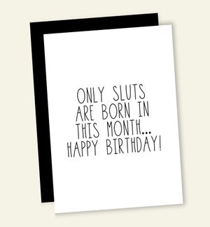 BD/ONLY SLUTS IN THIS MONTH