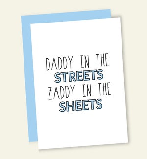 ED/DADDY / ZADDY IN SHEETS