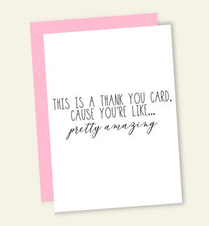 TY/TY FOR BEING PRETTY AMAZING