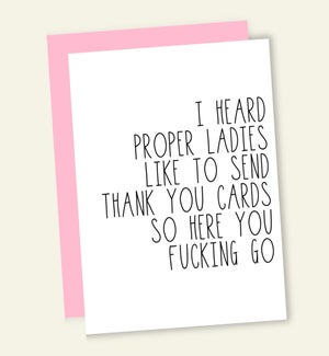 TY/I HEARD PROPER...