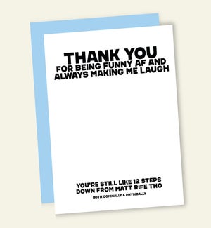 TY/TY FOR BEING FUNNY