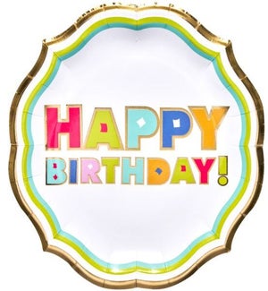 PLATE/Bright Birthday - 10.5"