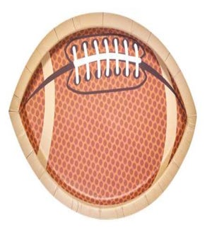 PLATE/Tailgate -Football 8.75"