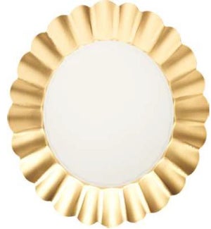 PLATE/Gold & White - 10"
