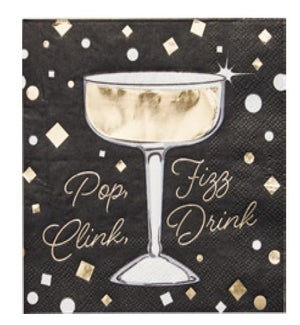 NAPKIN/Gold Disco - 26ct.