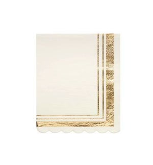 NAPKIN/Gold & White Guest