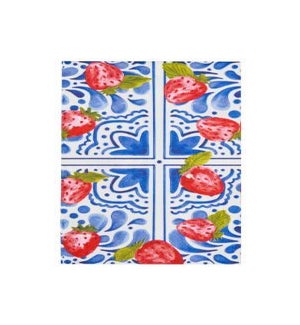 NAPKIN/Bleu Strawberries Guest